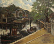 Paule Bisman, la Sambre ; coll. privée