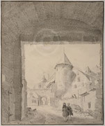 Dessin de Jan de Beyer ; Namur, musée de Croix , coll. Société archéologique de Namur