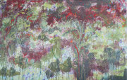 o.T. (wachsend),2015, 160x100cm, Leimfarbe auf Leinwand