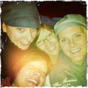 Christl, Trixi, me & Claudi