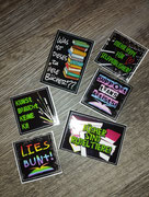 wetterfeste Ministicker (1€/ Stk.; 5€/6Stk.)