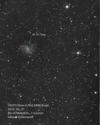 Supernovae SN2017eaw, Teleskop BorenSimon 8"f3.6, Kamera ATIK460EXc+LPS-D1