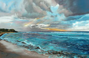 "Evening Surf"Pastell, 40x60cm, (C)D.Saul 2015