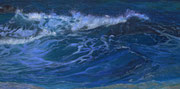 "Into the Blues" Pastell, 30x60cm, (C) D.Saul 2024
