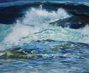 "Reef Thunder" Pastell, 30x40cm, (C) D. Saul 2022
