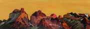 "Torres del Paine" Pastell 18x54cm, (c)D.Saul 2013, Ref. C.Berger