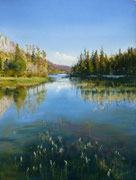 "Tranquility" Pastell 23x29cm, (C)D.Saul, ref Michaela Zinkgraff, SOLD