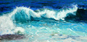 "Pool Party" Pastell, Uart 400 Terry Ludwig und Sennelier softpastelle (C) D.Saul 2020, SOLD