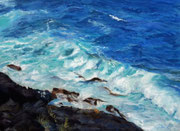 "Kalahua Point" 21,5x29cm, Uart 400, PanPastel,Unison, (C) D.Saul 2017