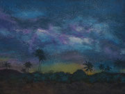 "Sparkeling Sky" Pastell, 30x40cm, (C) D.Saul 2025