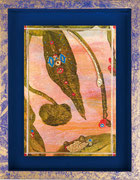 El Árbol de la Vida 2  Pigmenti e lacche acriliche su tela e supporto ligneo  Bassorilievi in paste di argilla polimerica Smalto oro sintetico  Dimensioni: 31 X 40 X 0,4 cm. Anno: 2012