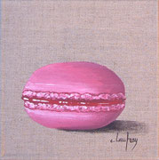 "Grand macaron" - acrylique - 20 x 20 cm