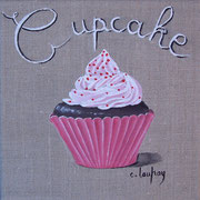 "Cupcake" - acrylique - 20 x 20 cm