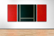 Ohne Titel, Acryl auf Leinwand, 110 x 240 cm