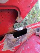 inner l/h c-post cut out