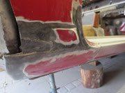 putty and layers of panels...