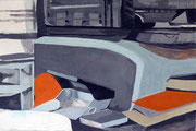 Zwei Drucker, Eitemperamalerei, Temperamalerei, Eitempera auf Papier, 2009, Enno Franzius