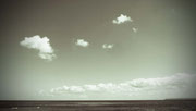 Wolken über der Ostsee, Rügen, Schwarzweißfoto, Enno Franzius