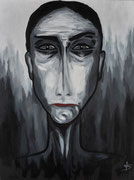 Gisèle  (46x60 cm)  Acrylique sur toile