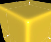 Würfel als Super-Ellipsoid, n<sub>1</sub>=0.1