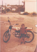 La meva primera moto Ducati MT 50 TT amb en Rafa.