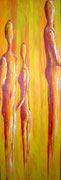 "Alien" Acryl auf Leinwand, 120x40 cm