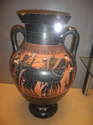 Vase en céramique représentant le triomphe d'Hercule