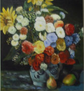 natura morta con fiori