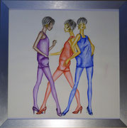 Gouach - Größe 40x40