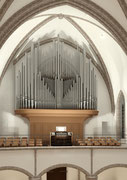 Die neue Klais-Orgel in der Dankeskirche, Bad Nauheim - Simulation - © Orgelbau Klais Bonn