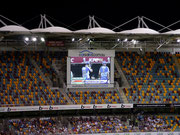 Brisbane Heat vs Hobart Hurricanes in the KFC T20 Big Bash at the Gabba