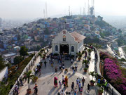 view from the lighthouse at Cerro Santa Ana, Guayaquil, Ecuador