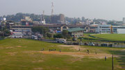 Sri Lankans playing cricket