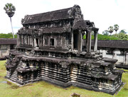 view from upper gallery at Angkor Wat