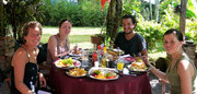 lunch with Marie, Matt and Liz in Aregua, Paraguay