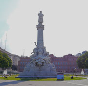 Casa Rosada (Presidential Palace), Buenos Aires, Argentina (Bus Tour) - Christopher Colombus Monument