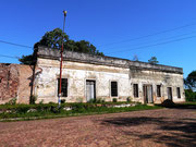 Old train station in Paraguari, Paraguay