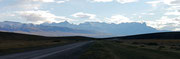 driving to Torres del Paine, Puerto Natales, Chile