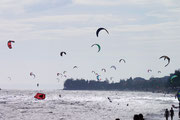 Kite Surfing at Mui Ne Beach, Vietnam