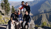 with our new friends (Mercedes (Arg), Paul (Aus) & Luke (Eng) on the Colca Canyon trek