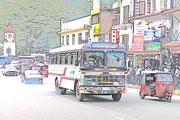 a local Sri Lankan Bus, Kandy