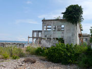 Remains of Manual Noriega's principal hangout in Casco Viejo (Old Town), Panama City, Panama