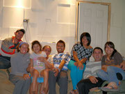 with our couchsurfing host Johel Ramirez and his lovely family and friends - La Entrada, Honduras