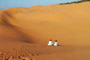 Red Sand Dunes at Mui Ne Beach, Vietnam