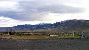 driving to Torres del Paine, Puerto Natales, Chile