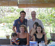 Visiting the Lewis family in Singapore