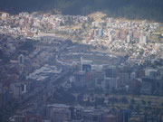 view from the Telefrico in Quito that climbs from 2850 meters to 4050 meters!