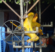 on the road from Phnom Penh to Battambang..."Pig on the spit"