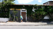 outside our CouchSurfing hosts house in Esteli, Nicaragua