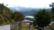 view from El Peñón de Guatapé, Colombia